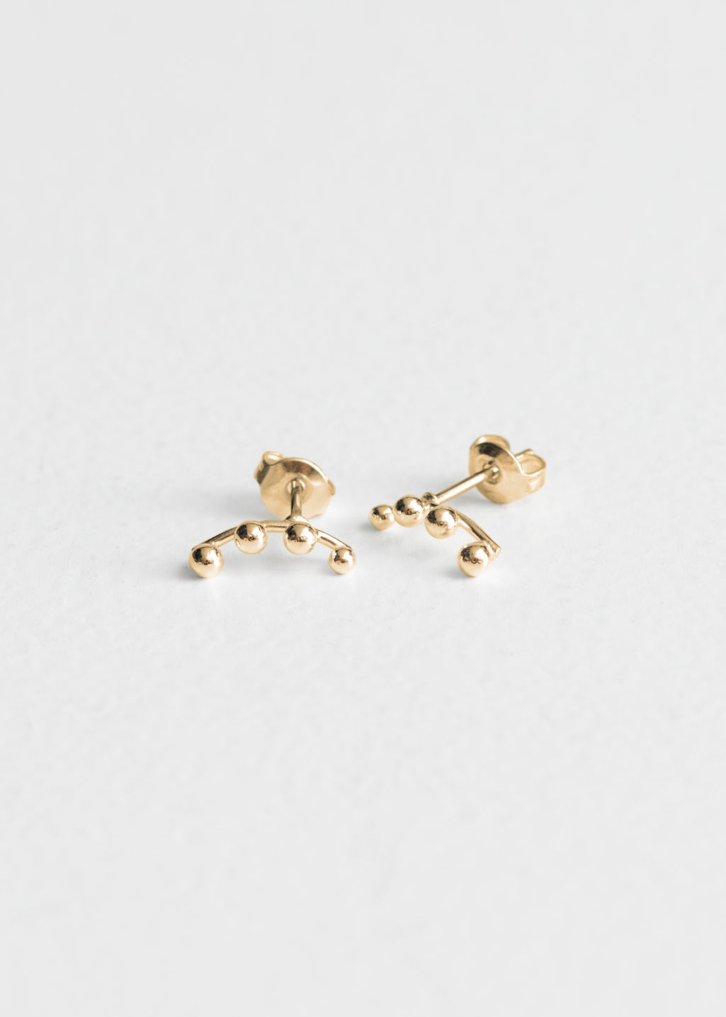 Four Ball Stud Earrings - Gold - Earrings - & Other Stories