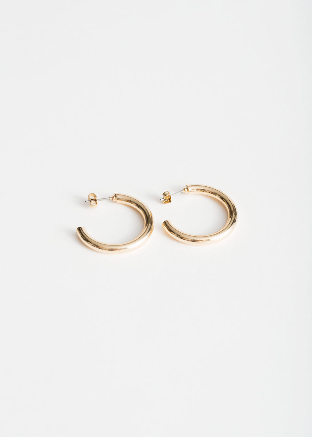 Thick Hoop Earrings - Gold - Hoops - & Other Stories