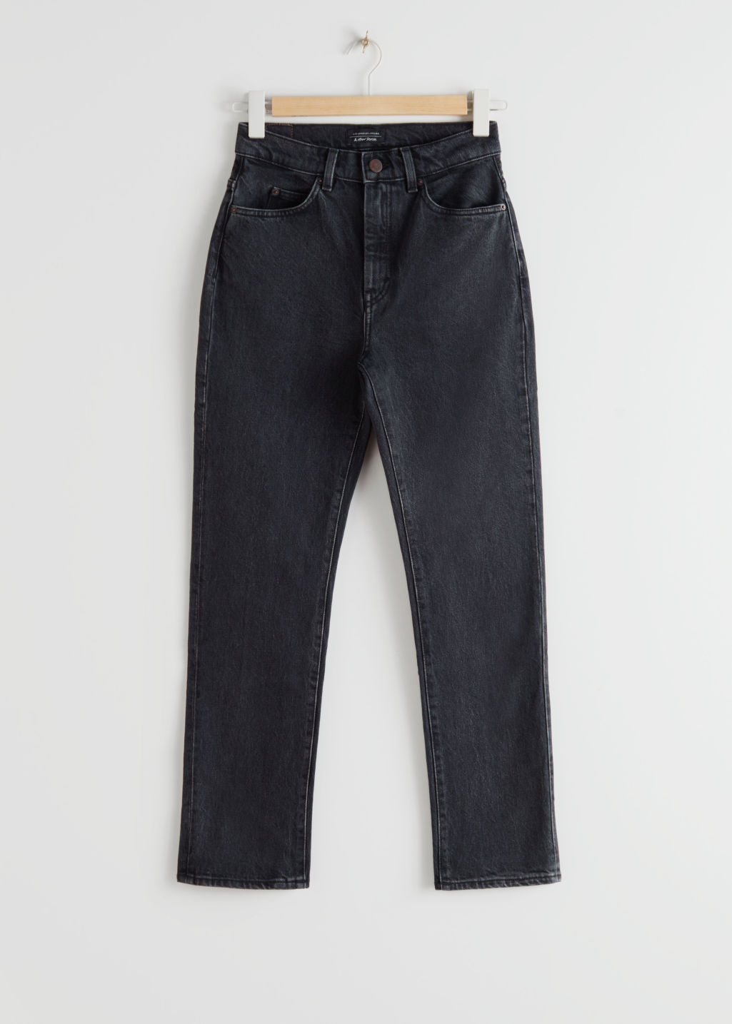 Slim High Waist Jeans - Black - Jeans - & Other Stories