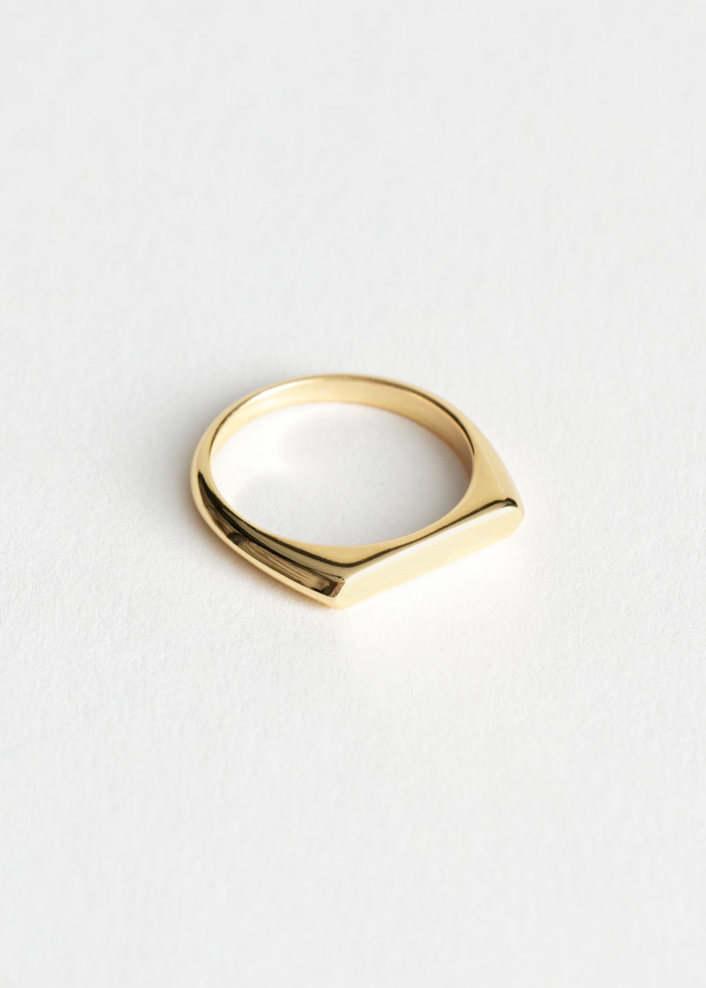 Flat Top Ring - Gold - Rings - & Other Stories