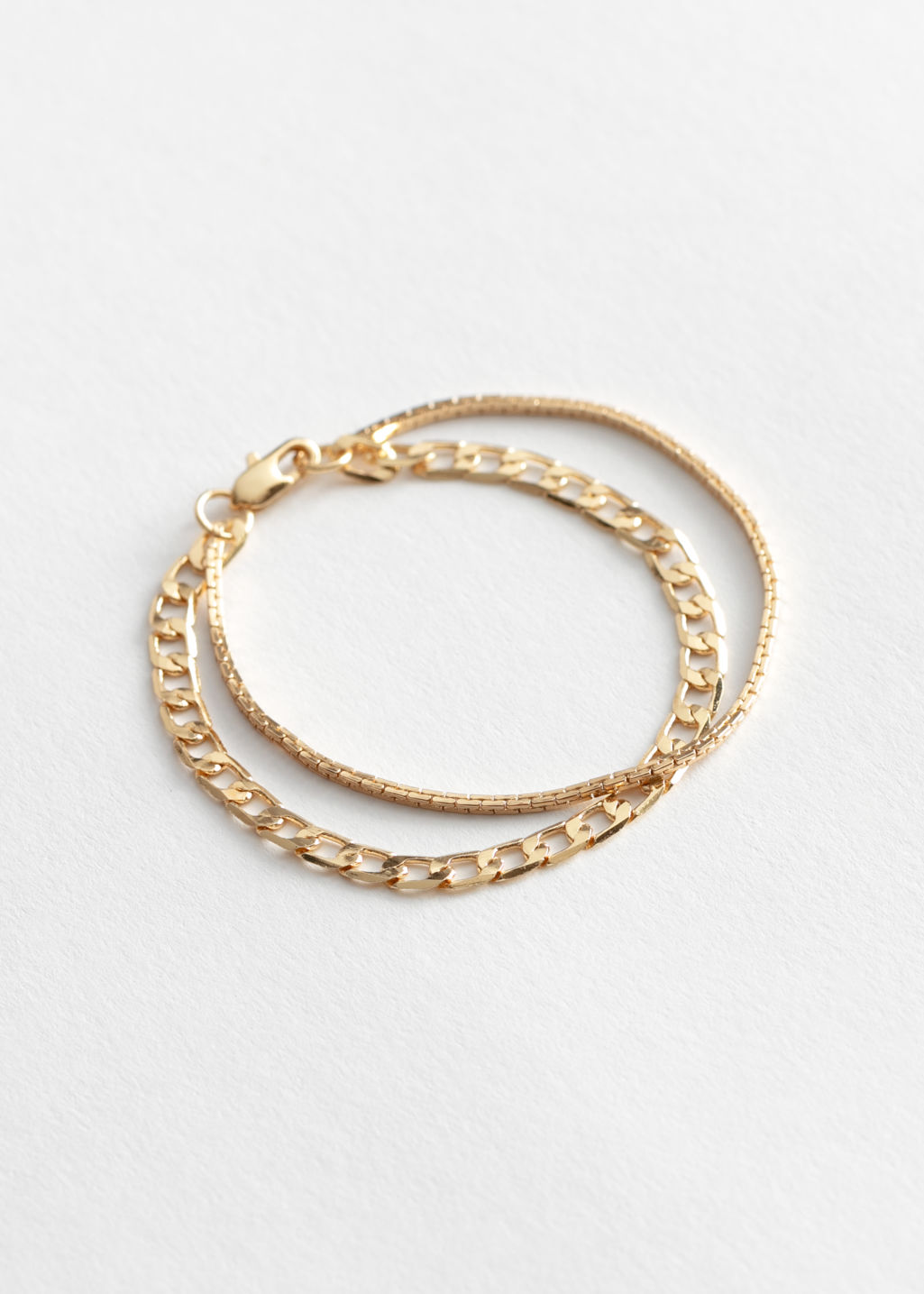 Duo Chain Bracelet - Gold - Bracelets - & Other Stories