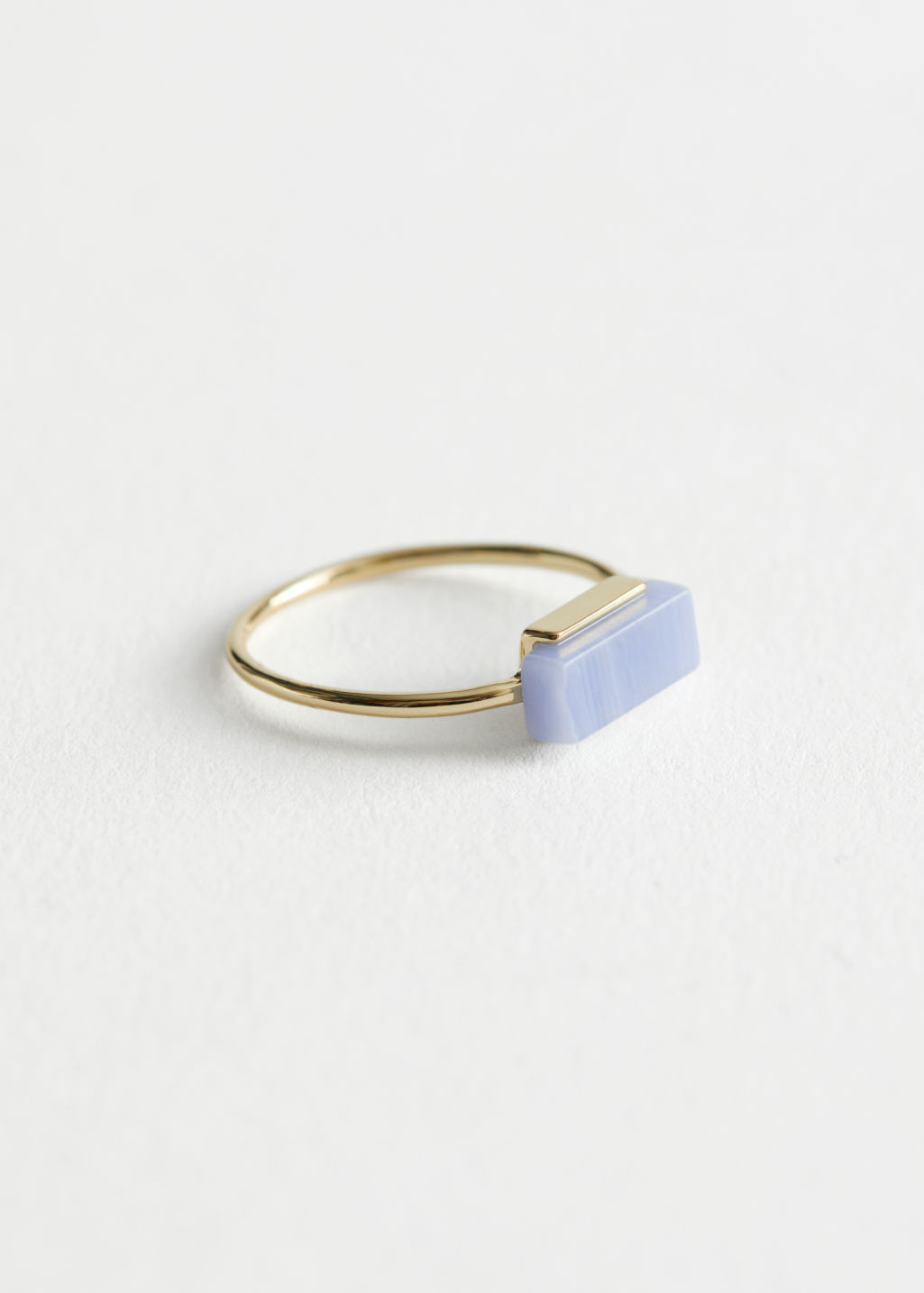 Stone Pendant Ring - Blue Stone - Rings - & Other Stories