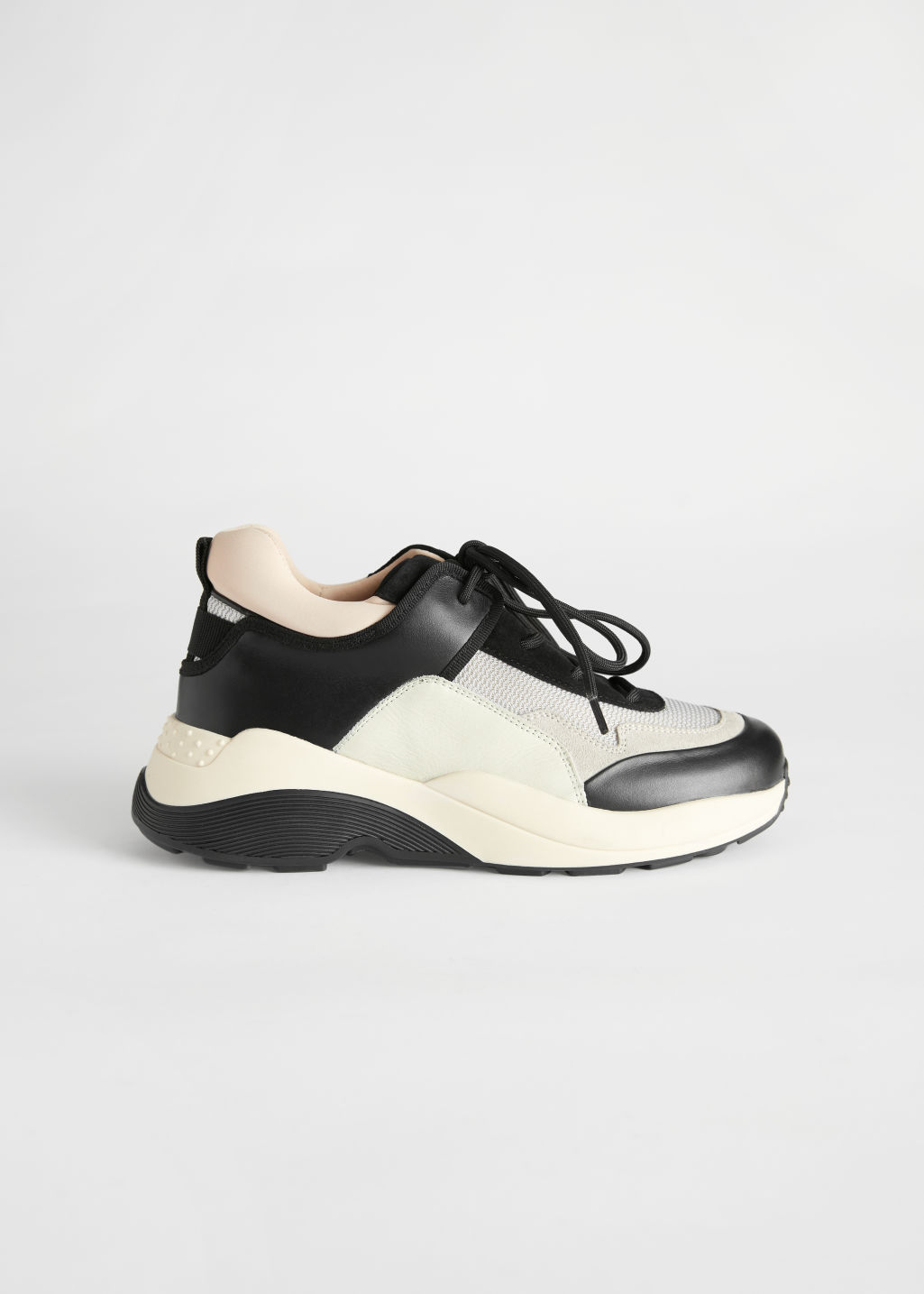 Chunky Sole Technical Sneakers - Beige Black - Other stories - & Other Stories