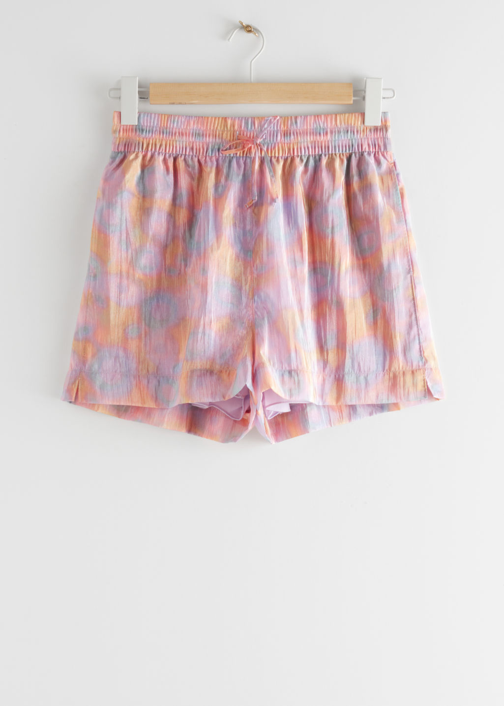 Relaxed Drawstring Shorts - Watercolour - Shorts - & Other Stories