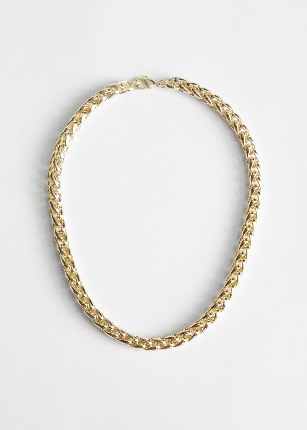 Twisted Chain Link Necklace - Gold - Necklaces - & Other Stories