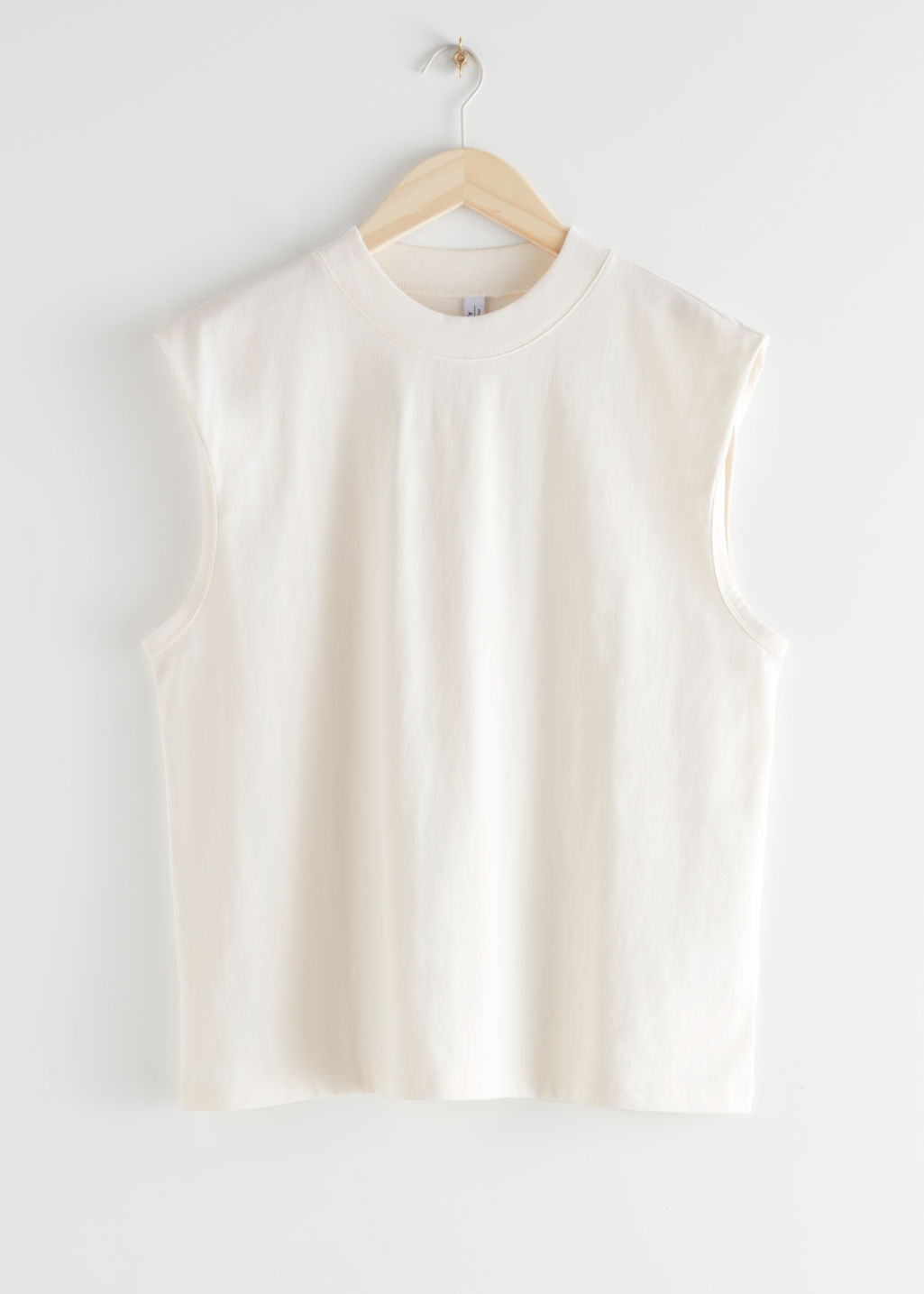 Crewneck Tank Top - White - Tanktops & Camisoles - & Other Stories