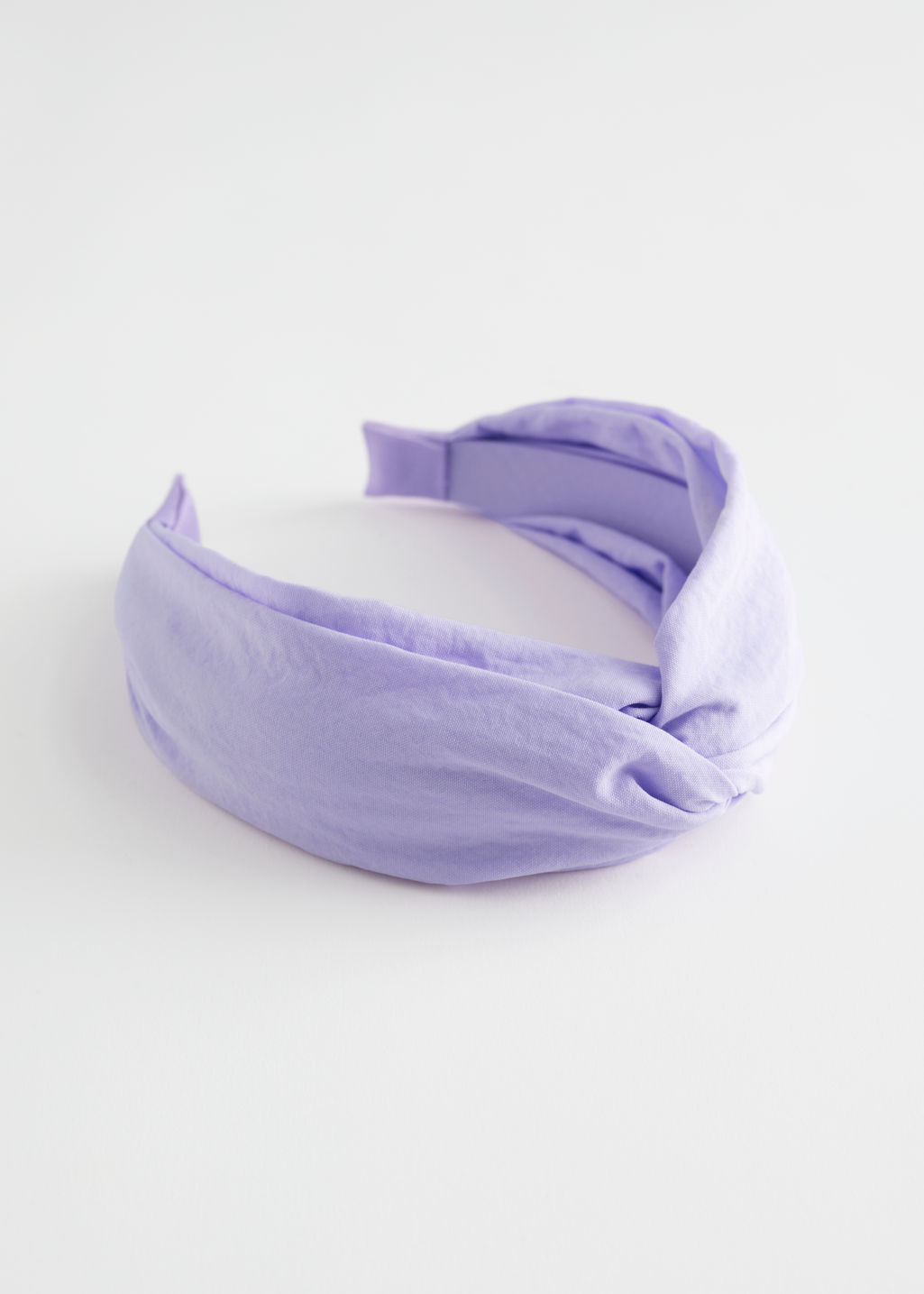Crinkled Knot Alice Headband - Lilac - Hairaccessories - & Other Stories