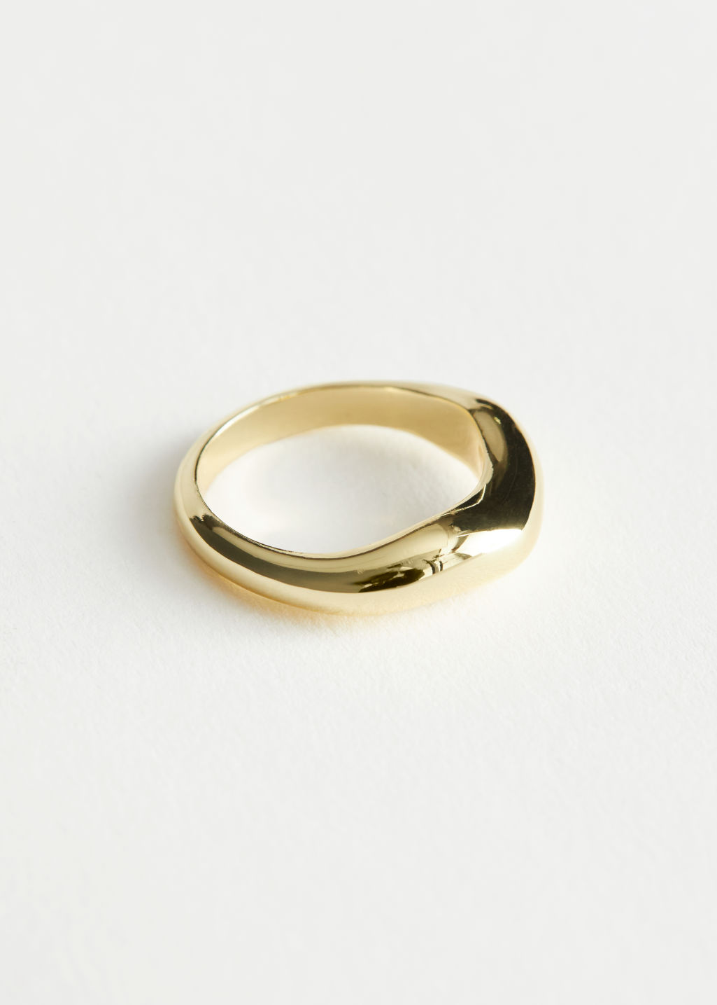Organic Sterling Silver Ring - Gold - Rings - & Other Stories
