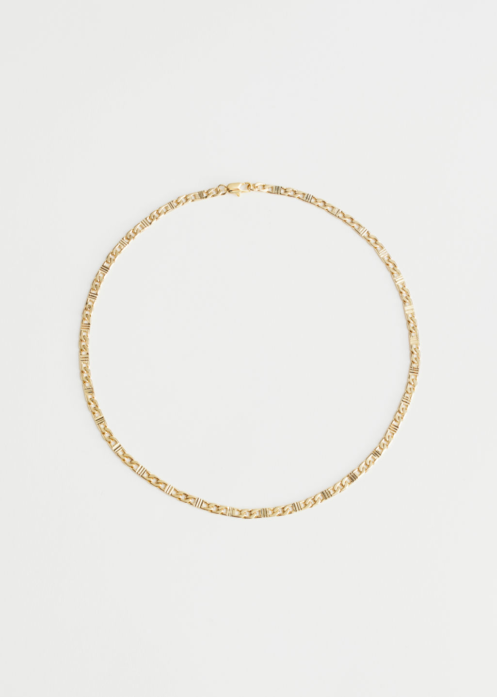 Square Link Chain Necklace - Gold - Necklaces - & Other Stories