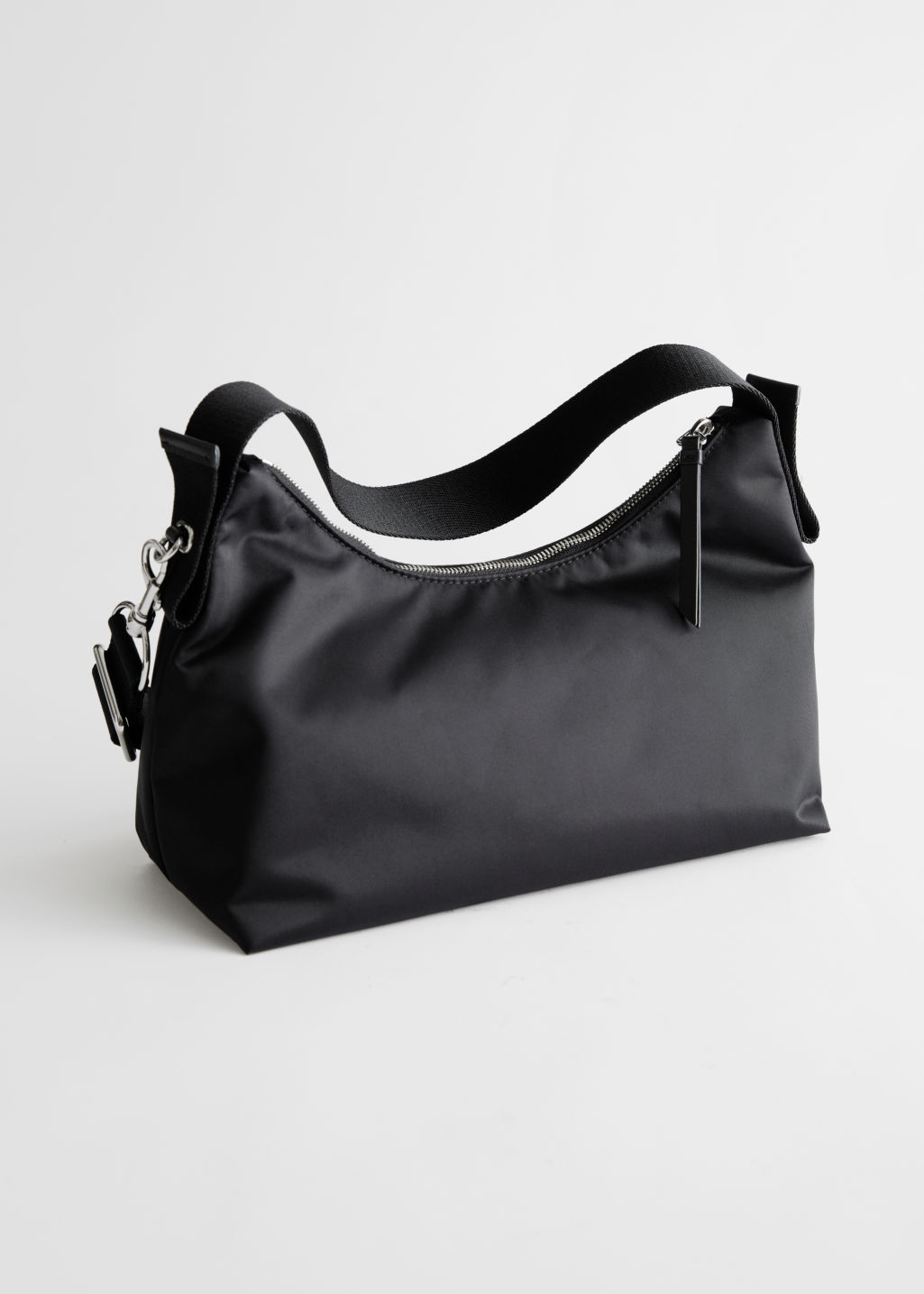 Nylon Duo Strap Shoulder Bag - Black - Shoulderbags - & Other Stories