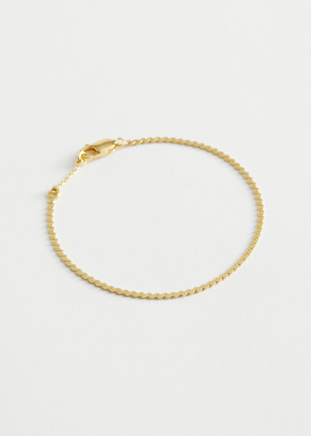 Sterling Silver Rope Chain Bracelet - Gold - Bracelets - & Other Stories