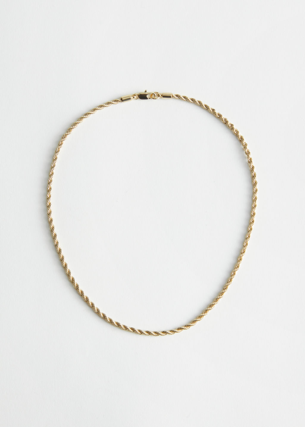 Twisted Rope Chain Necklace - Gold - Necklaces - & Other Stories