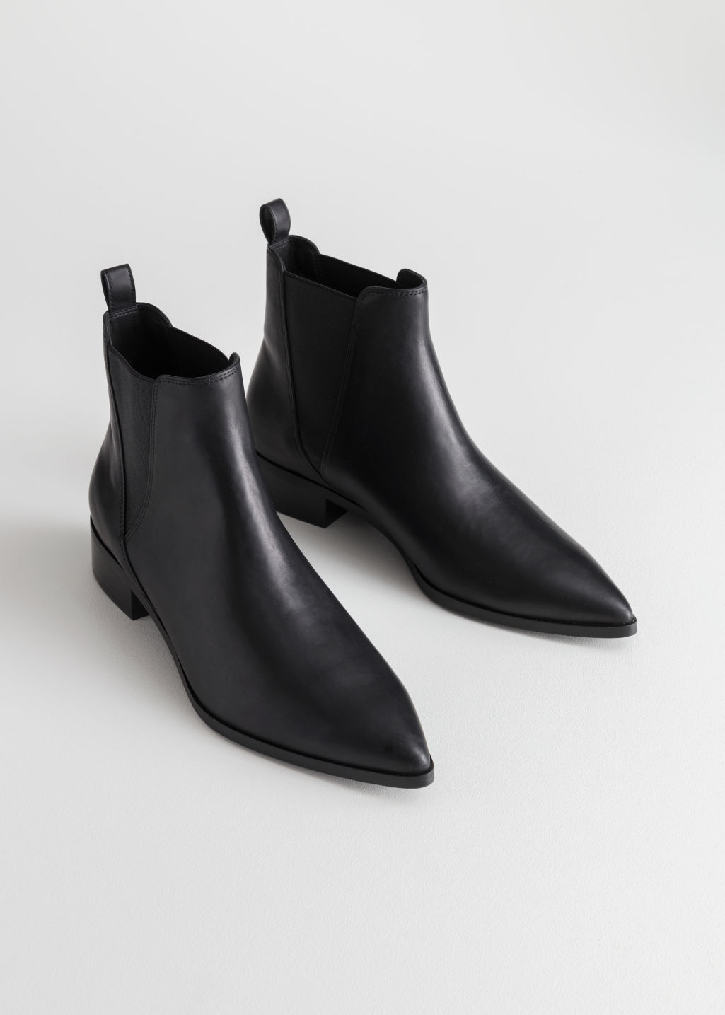 Leather Chelsea Boots - Black Leather - Chelseaboots - & Other Stories