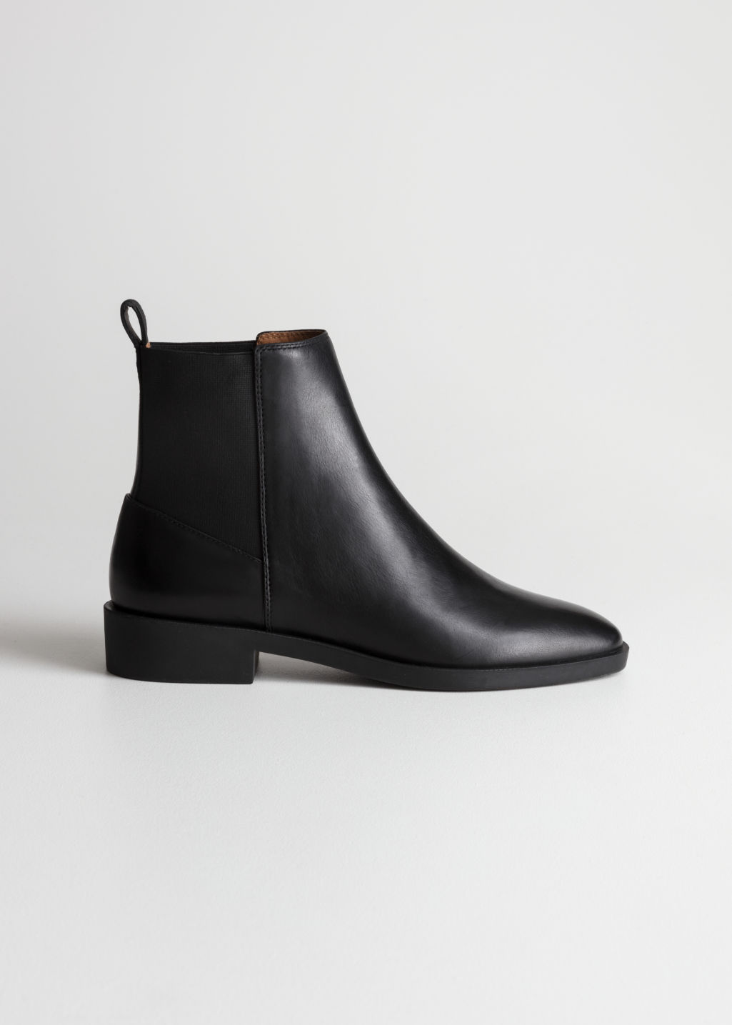Chelsea Leather Boots - Black Leather - Chelseaboots - & Other Stories - Click Image to Close