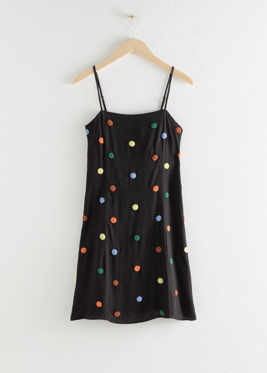 Beaded Polka Dot Mini Dress - Polka Dot - Mini dresses - & Other Stories