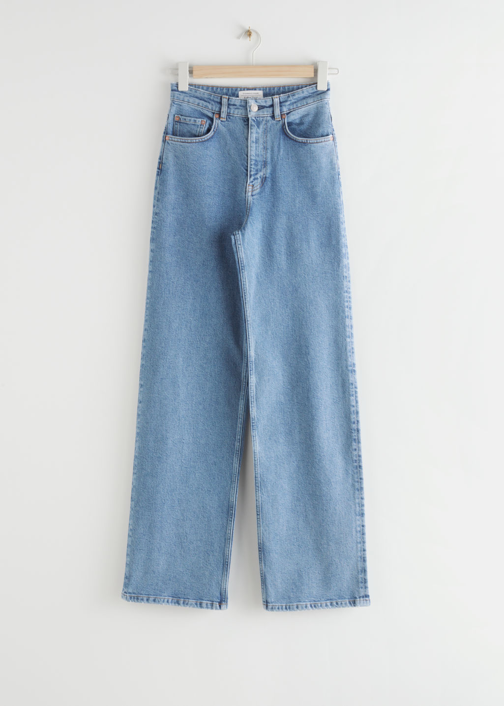 Straight High Waist Jeans - Light Blue - Jeans - & Other Stories