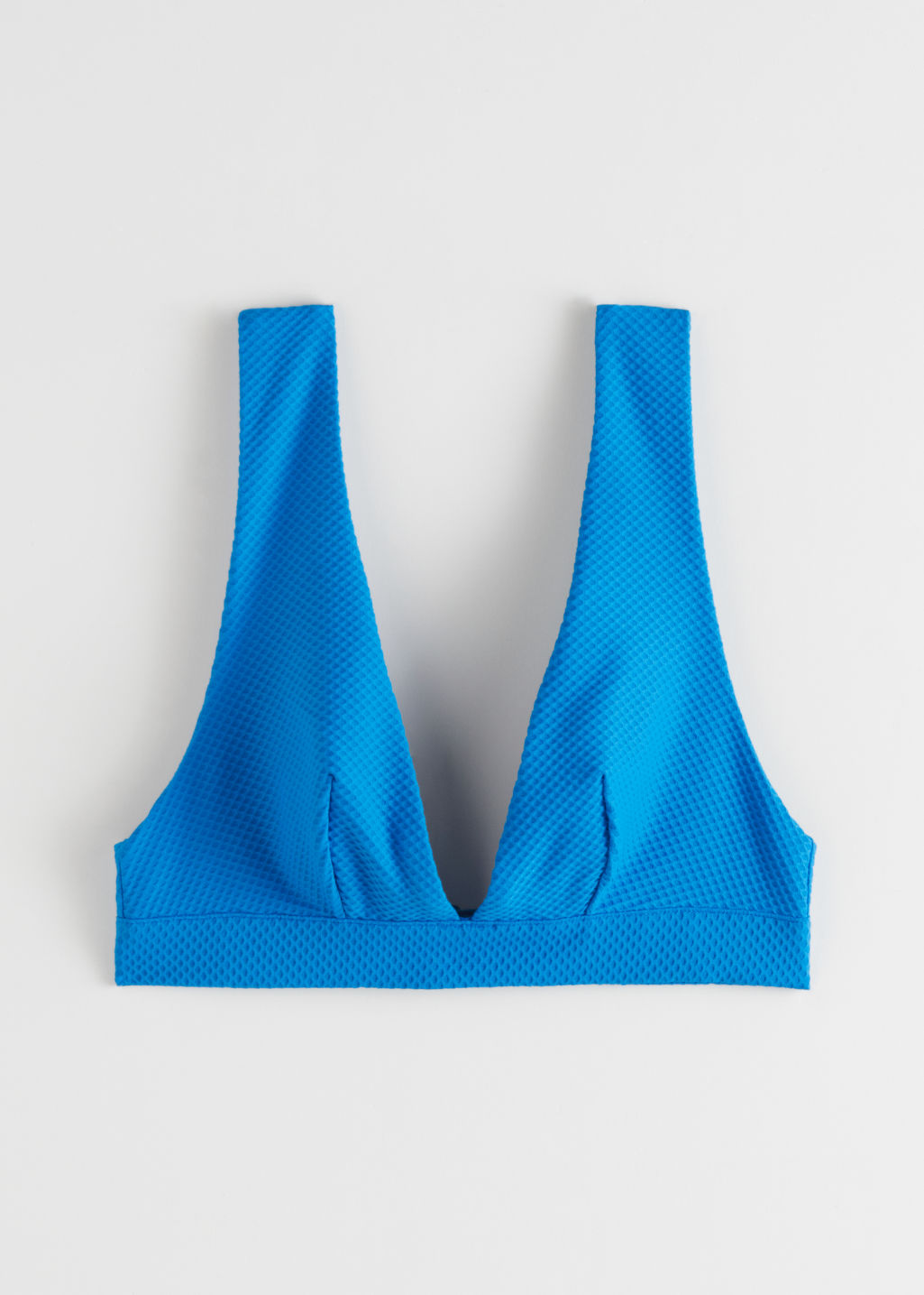 Triangle Bikini Top - Blue - Tops - & Other Stories - Click Image to Close