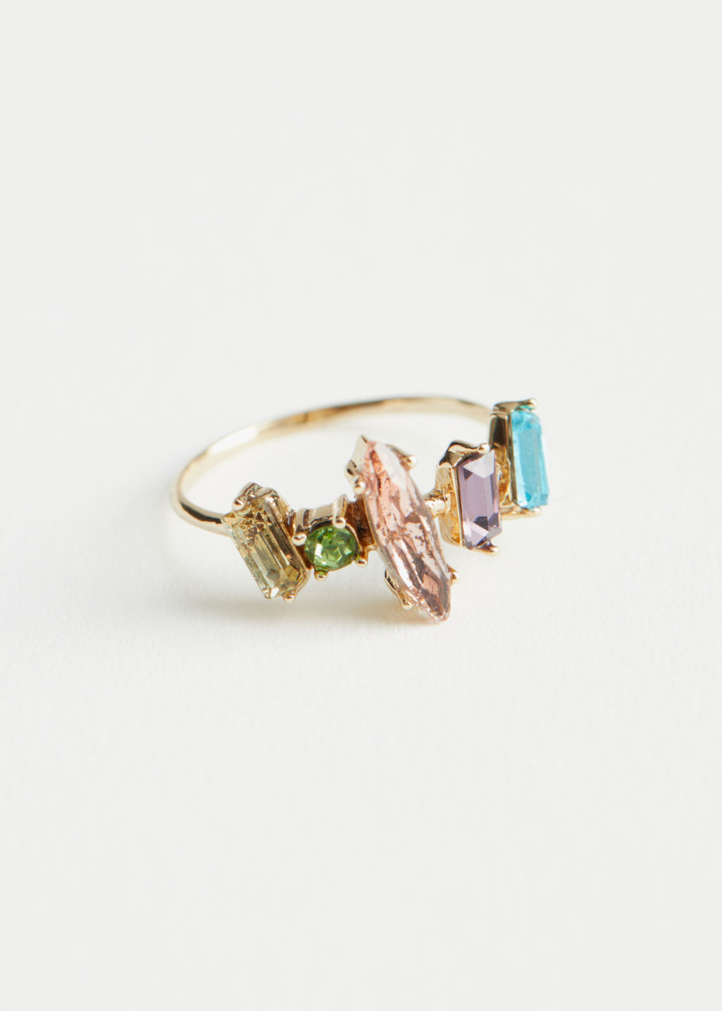 Rainbow Rhinestone Ring - Multi-coloured - Rings - & Other Stories