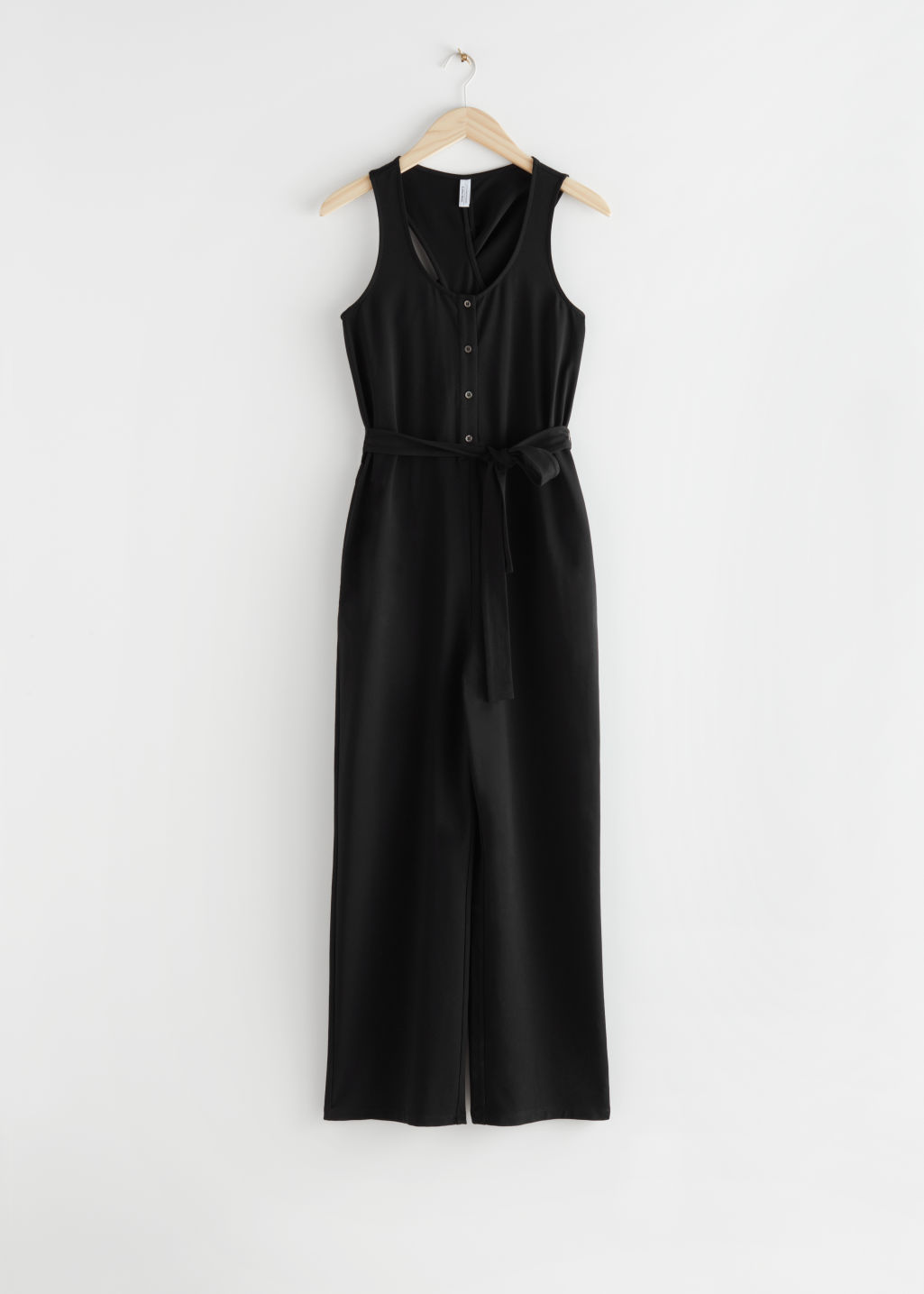 Twisted Racerback Jumpsuit - Black - Jumpsuits & Playsuits - & Other Stories - Click Image to Close
