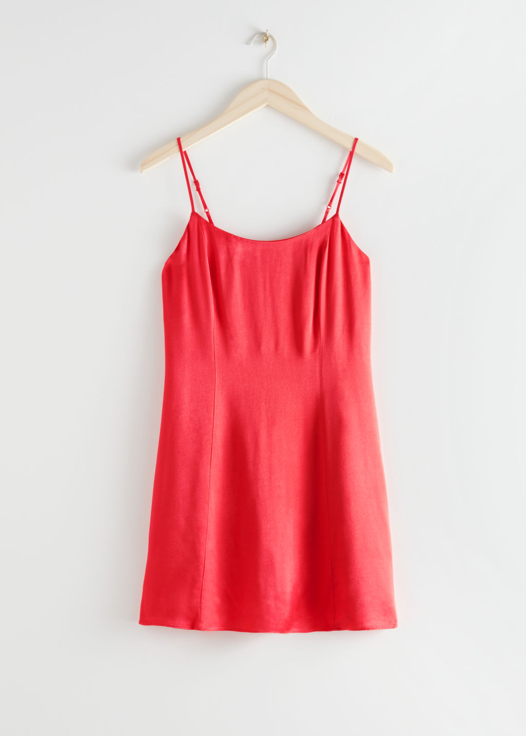 Spaghetti Strap Mini Dress - Red - Mini dresses - & Other Stories