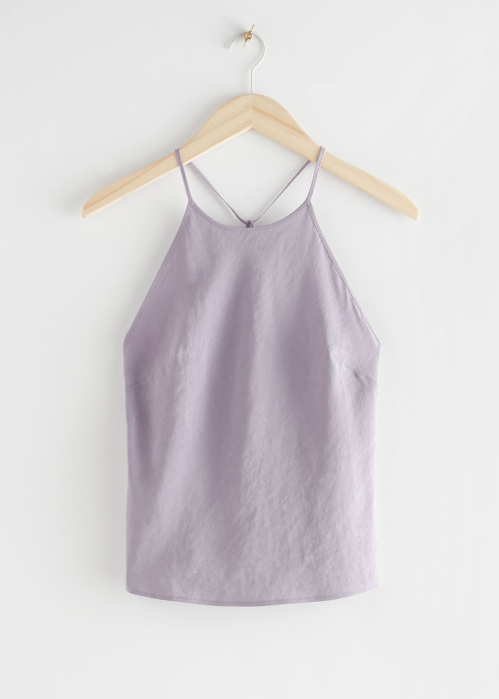 Twisted Strap Top - Lilac - Tanktops & Camisoles - & Other Stories - Click Image to Close