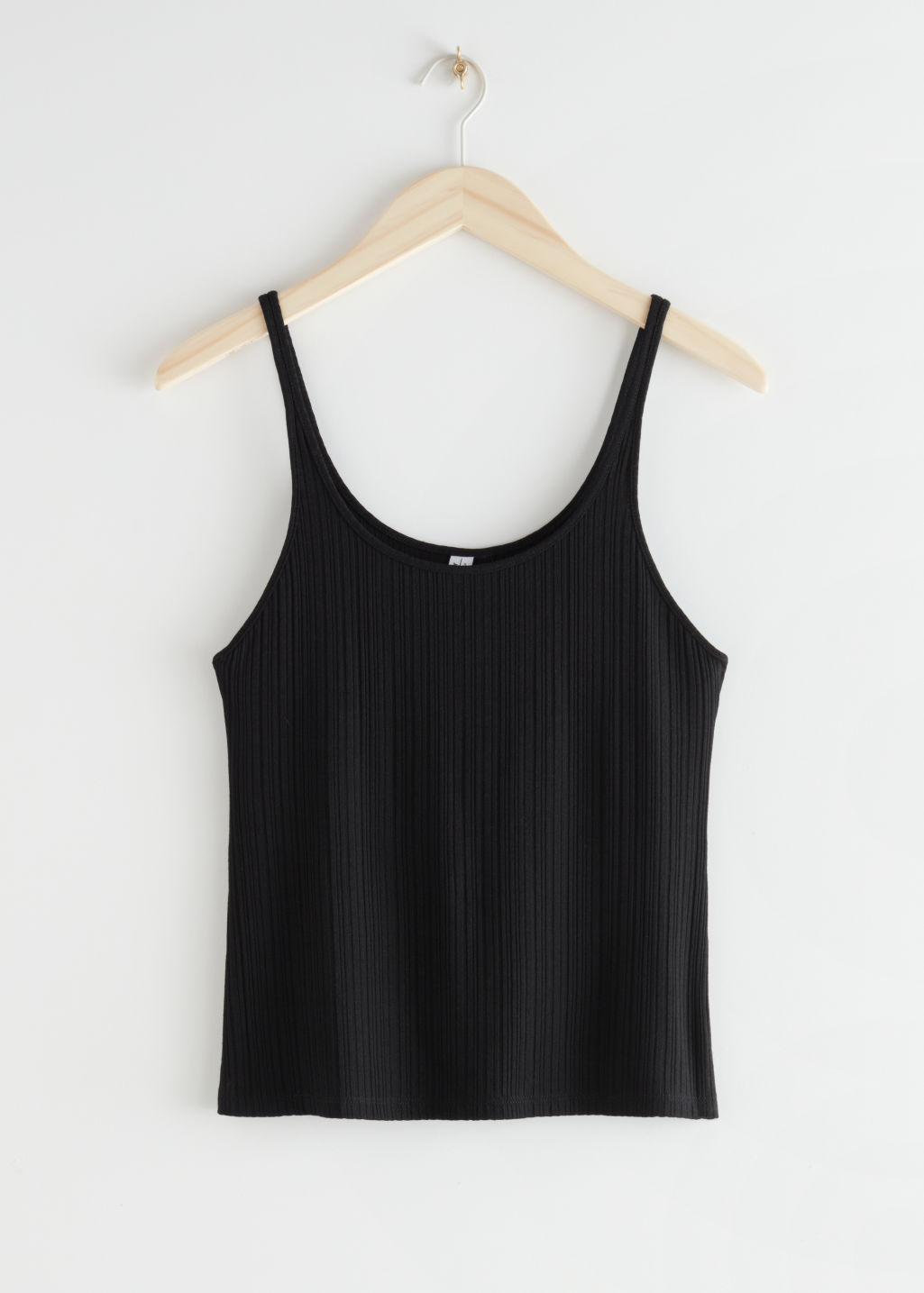 Fitted Tank Top - Black - Tanktops & Camisoles - & Other Stories