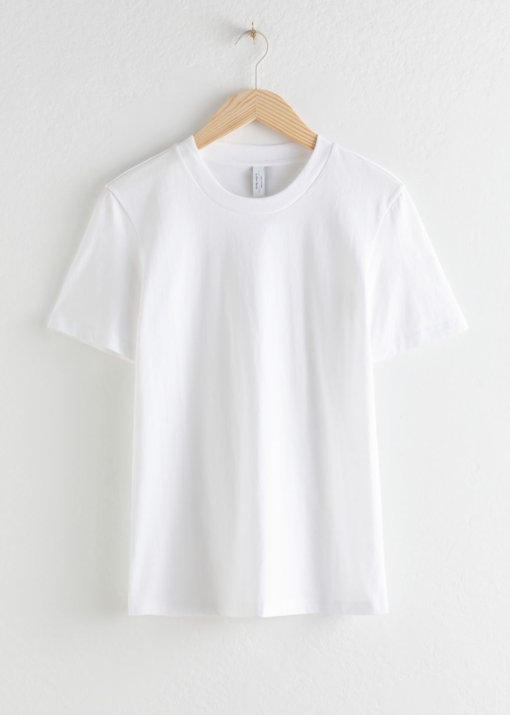 Organic Cotton T-shirt - White - Tops & T-shirts - & Other Stories - Click Image to Close