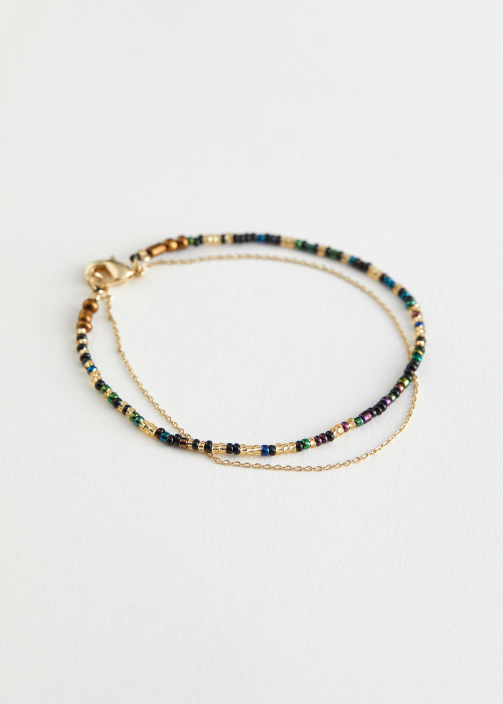 Duo Layered Chain Bracelet - Gold - Bracelets - & Other Stories