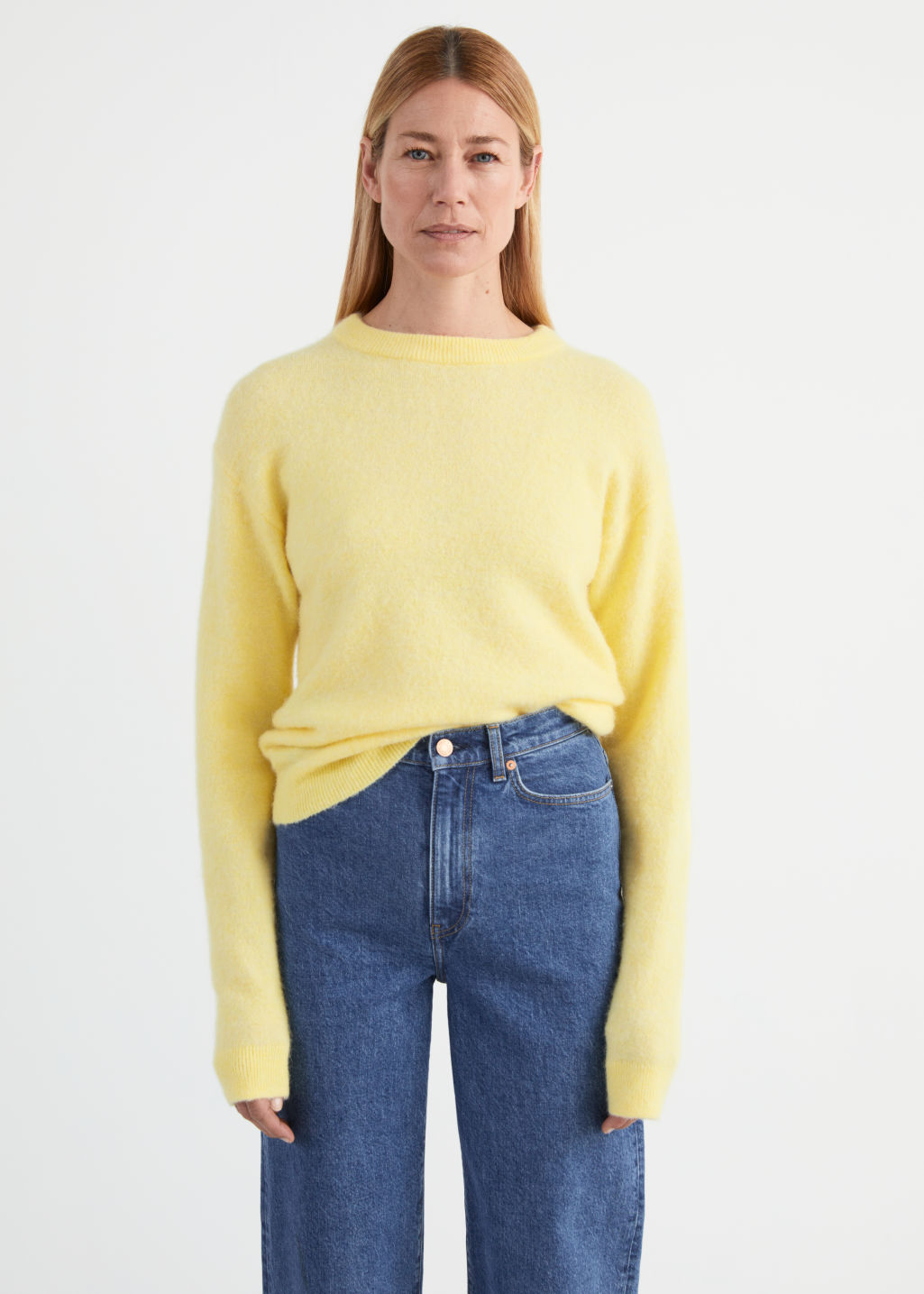Relaxed Knit Jumper - Light Yellow - Sweaters - & Other Stories
