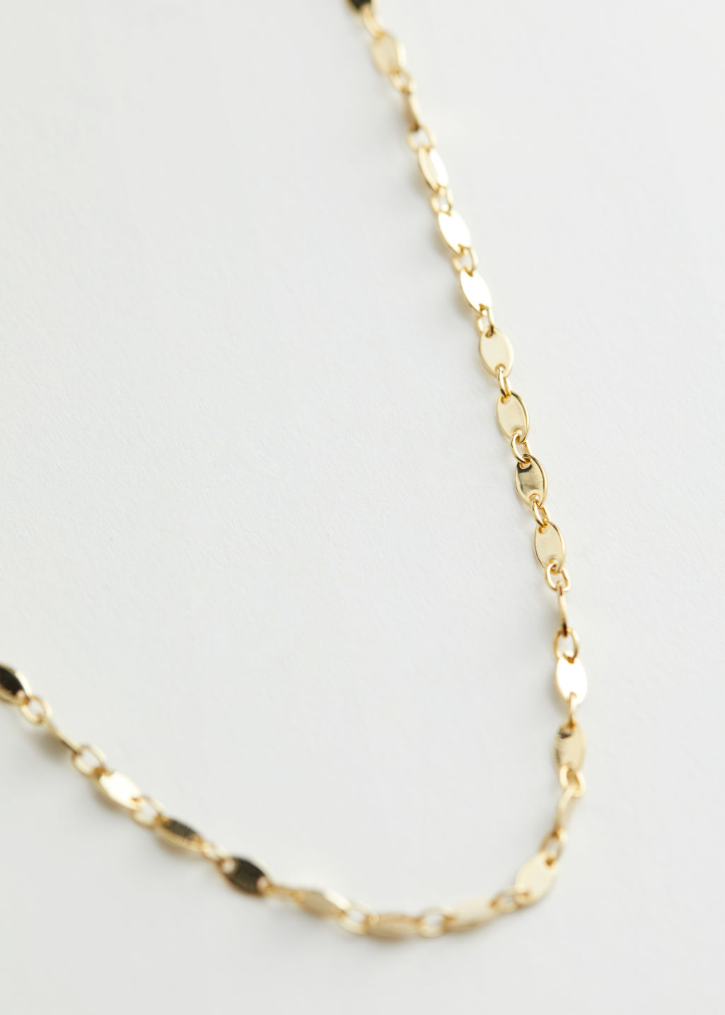 Oval Link Chain Necklace - Gold - Necklaces - & Other Stories - Click Image to Close