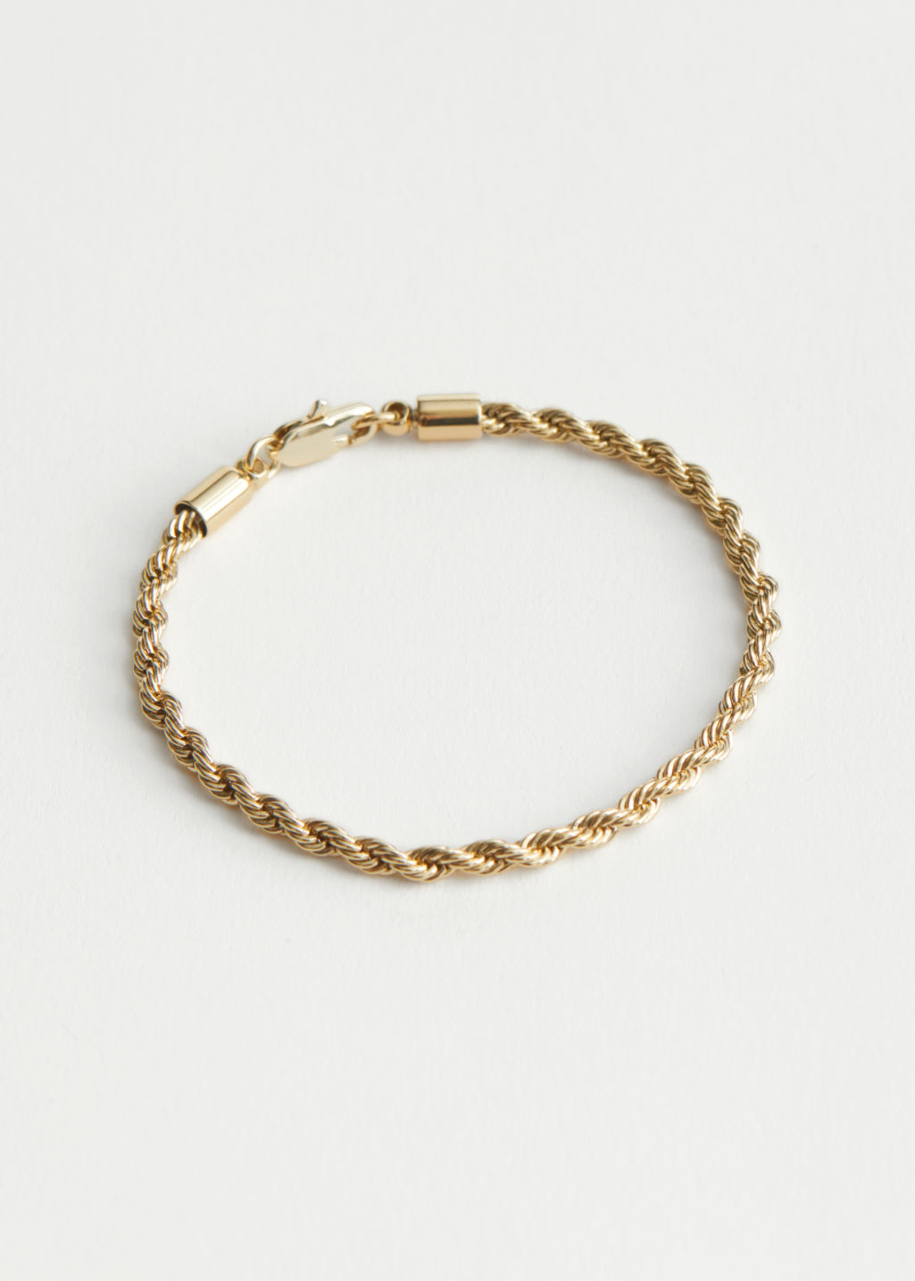 Twisted Rope Chain Bracelet - Gold - Bracelets - & Other Stories - Click Image to Close